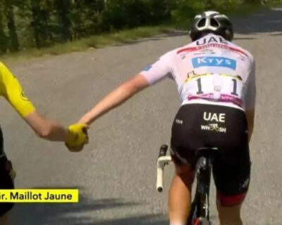 Vingegaard vola sui Pirenei, ma con sportività.